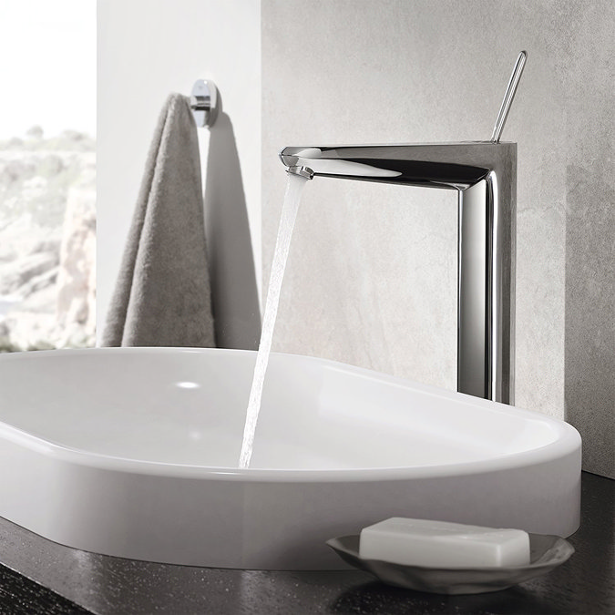 Grohe Eurodisc Joy Tall Mono Basin Mixer - Chrome - 23428000 Feature Large Image