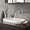 Grohe Eurodisc Joy Wall Mounted 2 Hole Basin Mixer - Chrome - 19968000 Profile Large Image