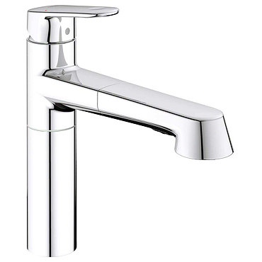 Grohe Europlus Kitchen Sink Mixer with Pull Out Spray - 33933002  Profile Large Image