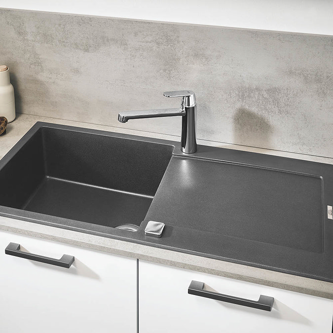 Grohe Eurosmart Cosmopolitan Kitchen Sink Mixer - Chrome - 30193000  Standard Large Image
