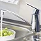 Grohe Eurosmart Cosmopolitan Kitchen Sink Mixer with Shut-Off Valve - 31161000  Feature Large Image