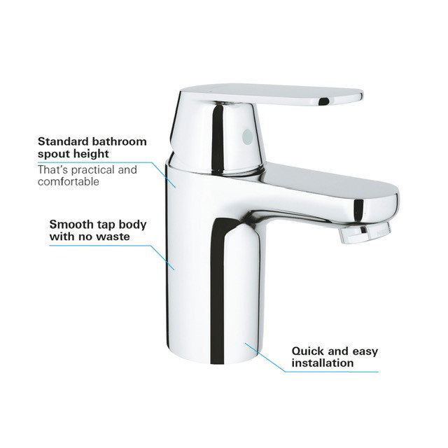 Grohe Eurosmart Cosmopolitan Mono Basin Mixer - 3282400L  Feature Large Image