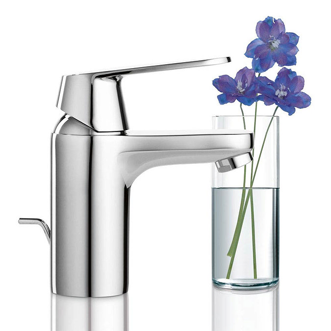 Grohe Eurosmart Cosmopolitan Mono Basin Mixer with Pop-up Waste - 32825000 Profile Large Image