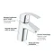 Grohe Eurosmart Mono Basin Mixer - 32467002 Profile Large Image