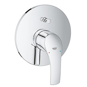 Grohe Eurosmart Single Lever Bath Shower Mixer Trim - 19450002 Large Image