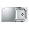 Grohe Eurosmart Stainless Steel Kitchen Sink & Tap Bundle - 31565SD0  Standard Large Image