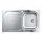 Grohe Eurosmart Stainless Steel Kitchen Sink & Tap Bundle - 31565SD0  Standard Large Image