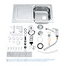 Grohe Eurosmart Stainless Steel Kitchen Sink & Tap Bundle - 31565SD0  additional Large Image