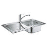 Grohe Eurosmart Stainless Steel Kitchen Sink & Tap Bundle - 31565SD0 Large Image