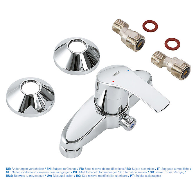 Grohe Eurosmart Wall Mounted Single Lever Shower Mixer - 33555002  Profile Large Image