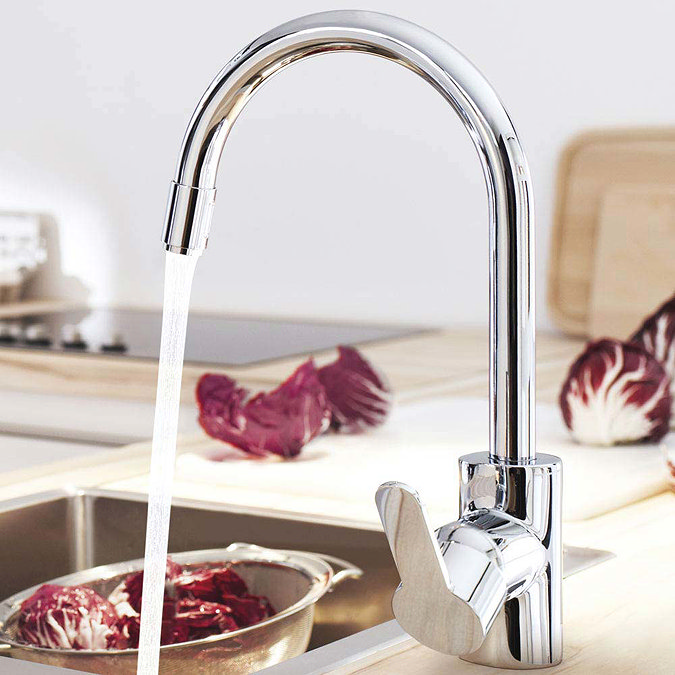 Grohe Eurostyle Cosmopolitan Kitchen Sink Mixer with Pull Out Spray - 31126002 Feature Large Image