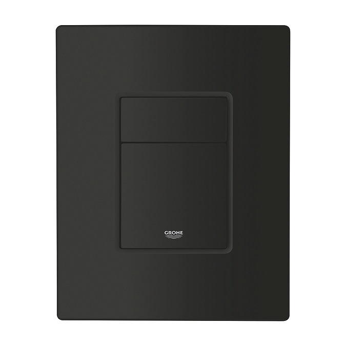 Grohe Even Dual Flush Plate - Matt Black - 389662430