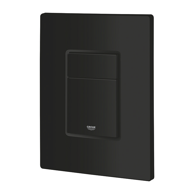 Grohe Even Dual Flush Plate - Matt Black - 389662430