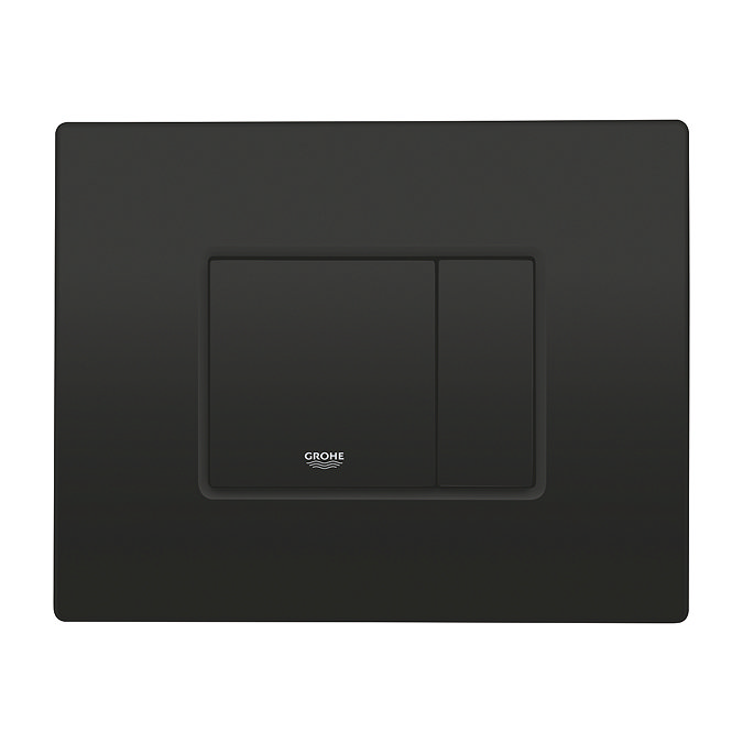 Grohe Even Dual Flush Plate - Matt Black - 389662430