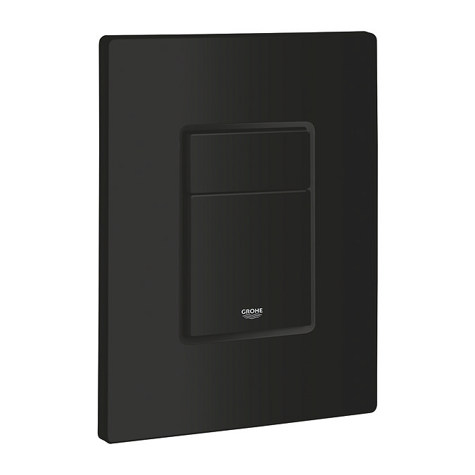 Grohe Even Dual Flush Plate - Matt Black - 389662430