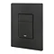 Grohe Even Dual Flush Plate - Phantom Black - 38966KF0  Feature Large Image