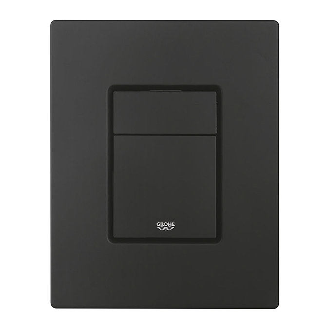 Grohe Even Dual Flush Plate - Phantom Black - 38966KF0  Standard Large Image