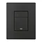 Grohe Even Dual Flush Plate - Phantom Black - 38966KF0  Standard Large Image