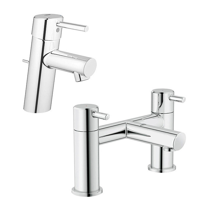 Grohe Feel/Concetto Tap Package (Bath + Basin Tap) Large Image