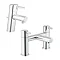 Grohe Feel/Concetto Tap Package (Bath + Basin Tap) Large Image