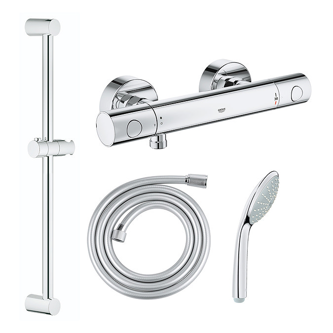 Grohe G800 Thermostatic Low Pressure Euphoria Shower Set  Profile Large Image