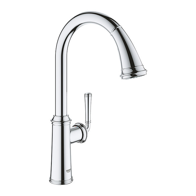 Grohe Gloucester Single Lever Kitchen Sink Mixer with Pull Out Spray - 30422000 Large Image