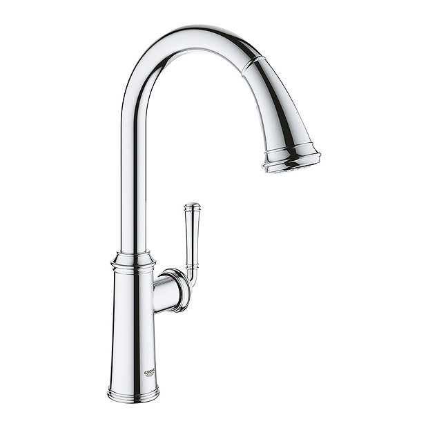 Grohe Gloucester Single Lever Kitchen Sink Mixer with Pull Out Spray ...