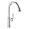 Grohe Gloucester Single Lever Kitchen Sink Mixer with Pull Out Spray - 30422000 Large Image