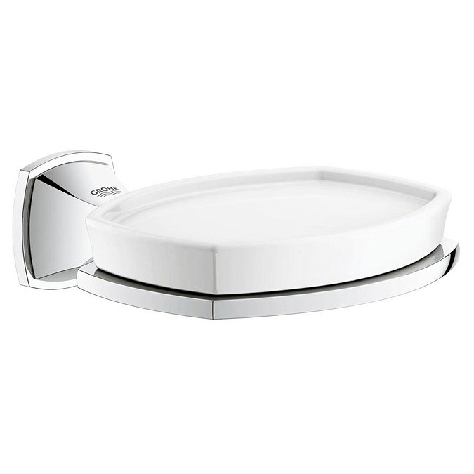 Grohe Grandera Soap Dish with Holder - Chrome - 40628000 Large Image