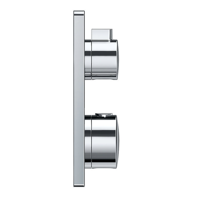 Grohe Grohtherm 1-Outlet Thermostatic Shower Mixer Trim with Shut-Off Valve - 24075000  Feature Larg