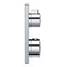 Grohe Grohtherm 1-Outlet Thermostatic Shower Mixer Trim with Shut-Off Valve - 24075000  Feature Larg