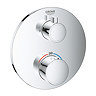 Grohe Grohtherm 1-Outlet Thermostatic Shower Mixer Trim with Shut-Off Valve