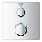 Grohe Grohtherm 1-Outlet Thermostatic Shower Mixer Trim with Shut-Off Valve