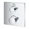 Grohe Grohtherm 1-Outlet Thermostatic Shower Mixer Trim with Shut-off Valve - 24078000  Feature Larg