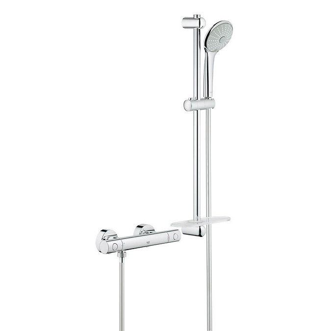 Grohe Grohtherm 1000 Cosmopolitan M Thermostatic Shower Mixer and Kit - 34286002 Large Image