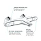 Grohe Grohtherm 1000 New Thermostatic Bath Shower Mixer - 34439003  Standard Large Image