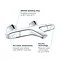 Grohe Grohtherm 1000 New Thermostatic Bath Shower Mixer - 34439003 Standard Large Image