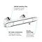 Grohe Grohtherm 1000 New Thermostatic Shower Mixer - 34438003 Standard Large Image