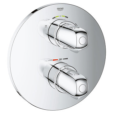 Grohe Grohtherm 1000 Thermostatic 2-Way Diverter Shower Mixer Trim - 19985000  Profile Large Image