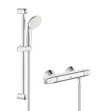 Grohe Grohtherm 1000 New Thermostatic Shower Mixer and Kit - 34557000  Profile Large Image