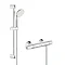 Grohe Grohtherm 1000 New Thermostatic Shower Mixer and Kit - 34557001 Large Image