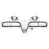 Grohe Grohtherm 1000 Wall Mounted Thermostatic Bath Shower Mixer - 34155003 Profile Large Image