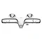 Grohe Grohtherm 1000 Wall Mounted Thermostatic Bath Shower Mixer - 34155003 Profile Large Image