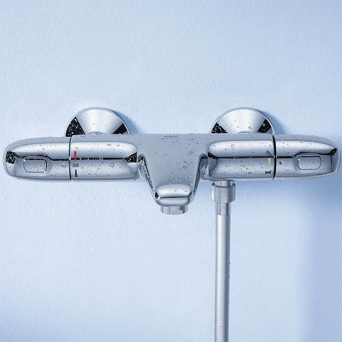 Grohe Grohtherm 1000 Wall Mounted Thermostatic Bath Shower Mixer - 34155003 Feature Large Image