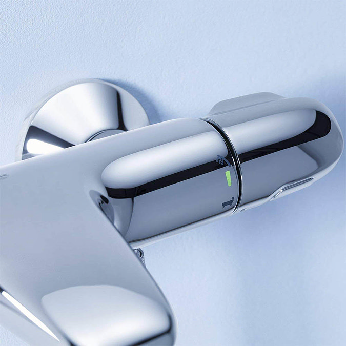 Grohe Grohtherm 1000 Wall Mounted Thermostatic Bath Shower Mixer - 34155003 Standard Large Image