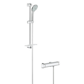 Grohe Grohtherm 2000 Thermostatic Shower Mixer and Kit - 34195001 Large Image