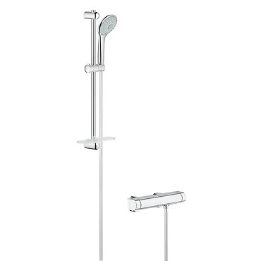 Grohe Grohtherm 2000 Thermostatic Shower Mixer and Kit - 34195001  Profile Large Image