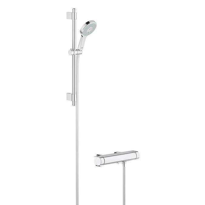 Grohe Grohtherm 2000 Thermostatic Shower Mixer and Kit - 34281001 Large Image