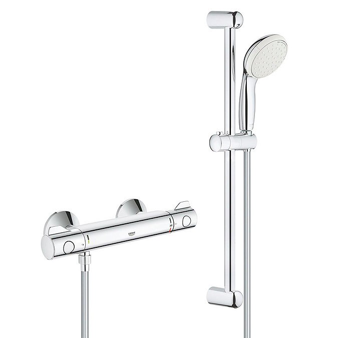 Grohe Grohtherm 800 Thermostatic Shower Mixer 1/2" with Shower Set - 34565001Grohe Grohtherm 800 The