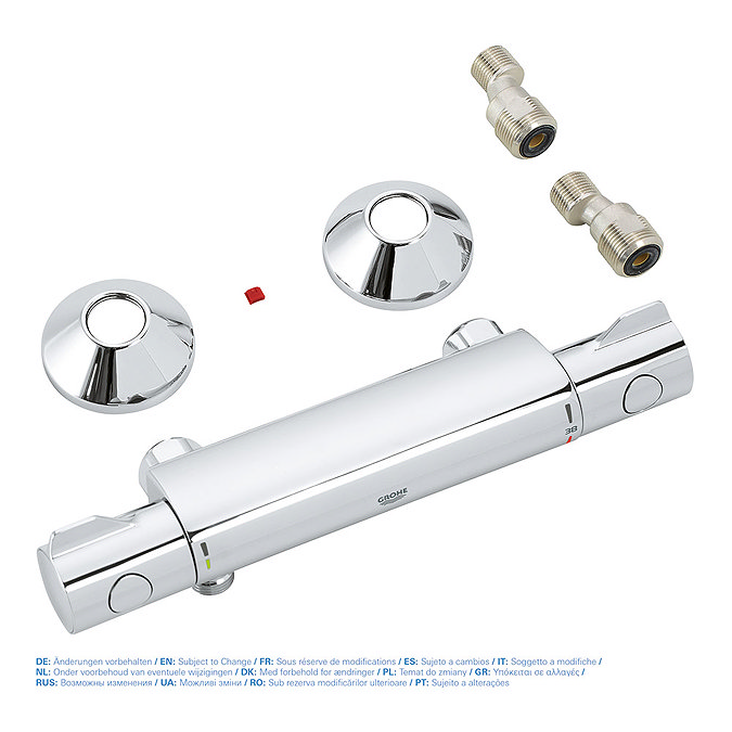 Grohe Grohtherm 800 Thermostatic Shower Mixer - 34558000  In Bathroom Large Image